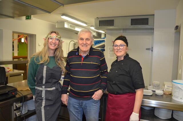 Das fleißige Küchenteam