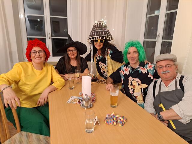 v.l.: Heidi Holler, Margot Gugler, Gigi Elser, Hannes Elser und Heinz Höller. | Foto: Stefanie Machtinger