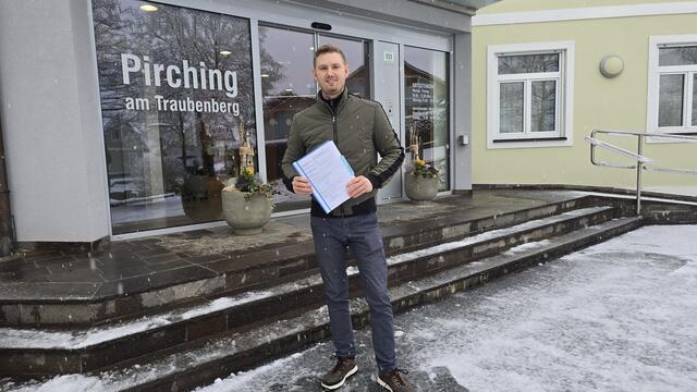 Patrick Kink führt die Liste der Freiheitlichen in Pirching am Traubenberg an.  | Foto: FPÖ 