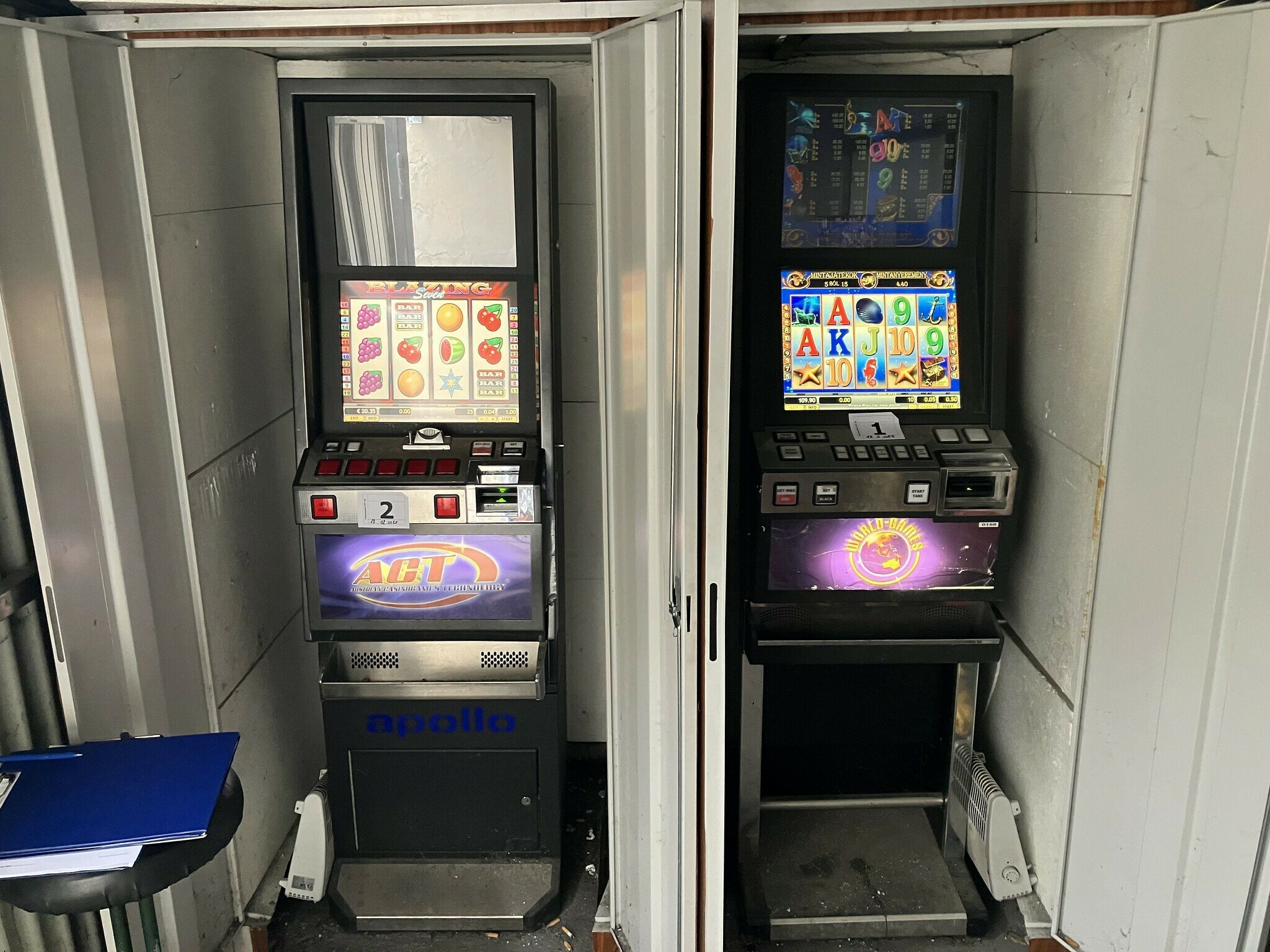 Machines in the back yard: Illegal gambling behind a Wels gas station ...