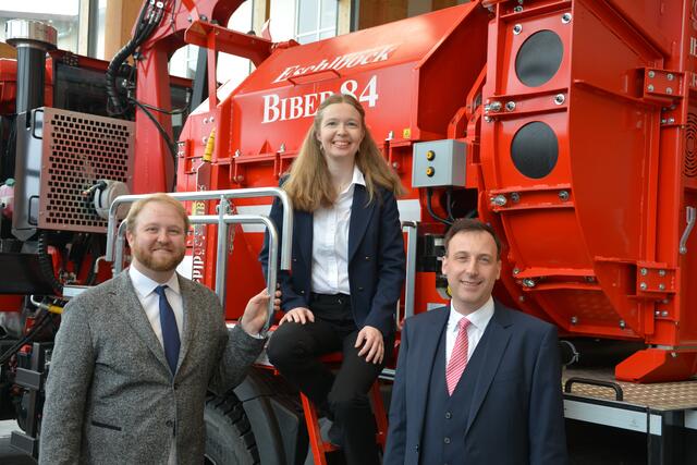 Die drei Geschäftsführer der Firma Eschlböck: Reinhard Eschlböck, Eva Eschlböck und Alexander Eschlböck-Kumschier. | Foto: Eschlböck Maschinenfabrik GmbH