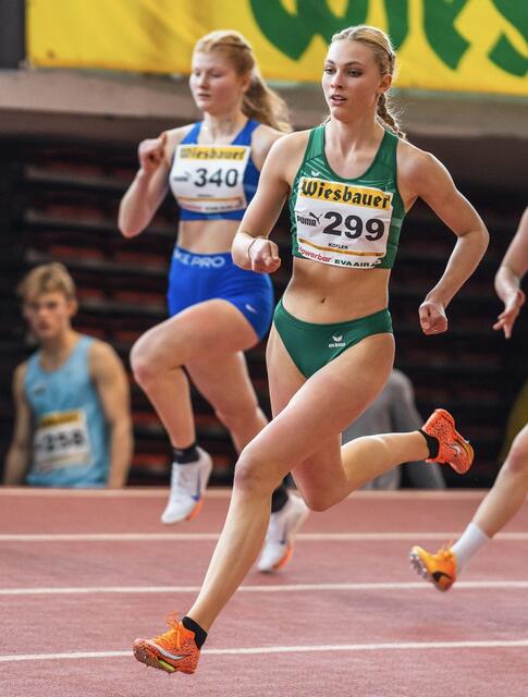 In Linz sicherte sich Amelie Kofler zwei nationale Meistertitel in der U18-Klasse. | Foto: ÖLV/@wolf.amri