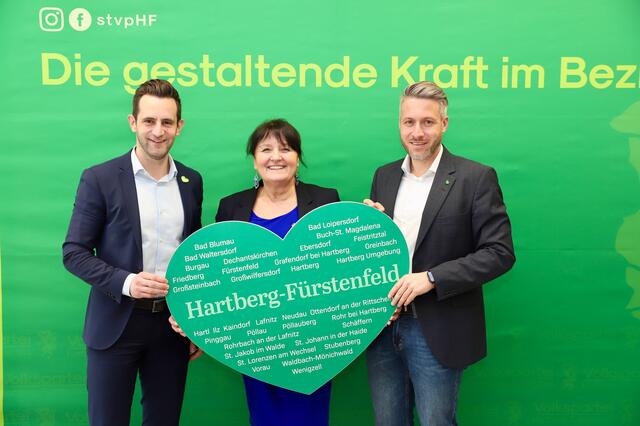 Optimistisch: BPO LAbg. Lukas Schnitzer, LHStv. Manuela Khom und BGF Stephan Schneider (v. l.). | Foto: Alfred Mayer 
