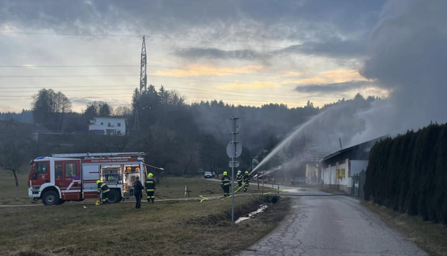 Am Montag um 17.15 Uhr wurden fünf Feuerwehren zum Einsatz gerufen. | Foto: Feuerwehr St. Paul im Lavanttal