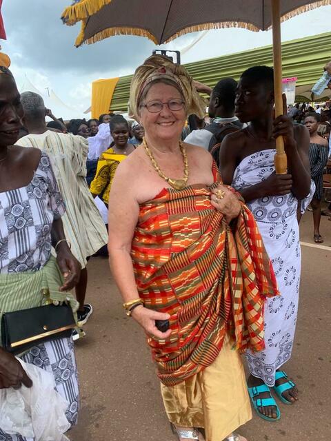 Christine Refaei setzt sich in Ghana für Bildung und Chancengleichheit ein. | Foto: Christine Refaei