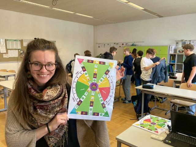Christine Papst vom Zukunftsraum Thayaland im BG/BRG Waidhofen/Thaya | Foto: Zukunftsraum Thayaland
