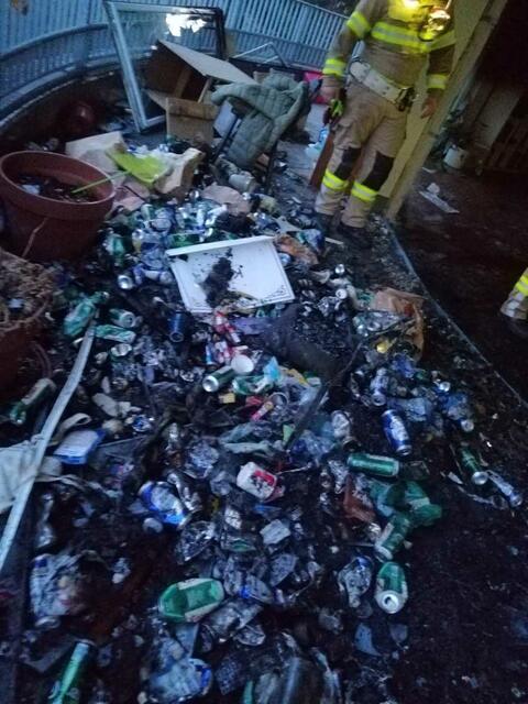 Brandherd im Inneren der Wohnung – erheblicher Sachschaden nach dem Brand. | Foto: FF Rinn