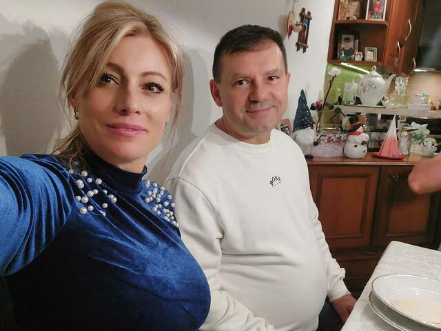 Wirt Leszek Jasiura mit seiner Ehefrau | Foto: Ellenbogen/MeinBezirk