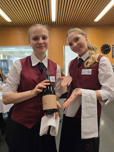 Victoria und Lucie (3AMW) präsentieren den Sternberg von Wernberg ;) | Foto: (c) hlwspittal 2025