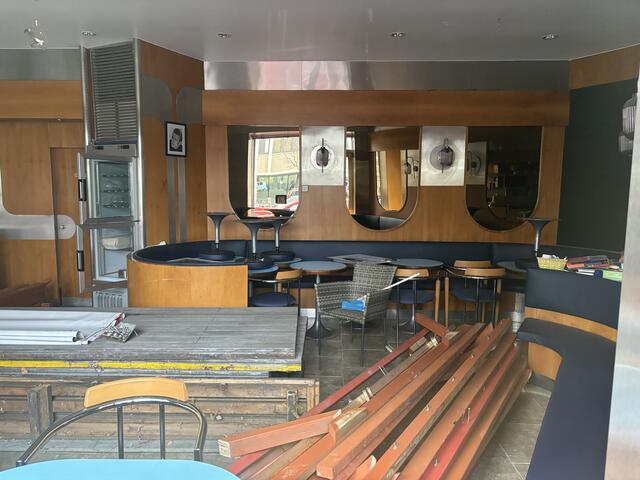 Noch ist das Lokal leer, aber laut Kohl sei es vollständig ausgestattet und jederzeit betriebsbereit. | Foto: Nathanael Peterlini