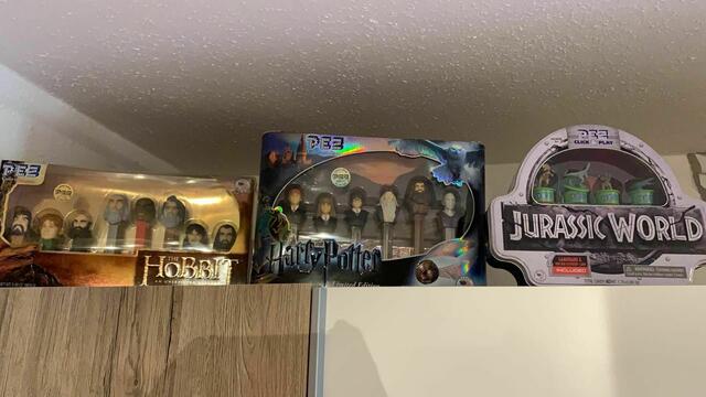 Themen-Sammlungen in PEZ: The Hobbit, Harry Potter &amp; Jurassic World. | Foto: privat