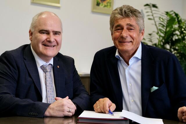 Thomas Dim und Herwig Mahr. | Foto: FPÖ OÖ