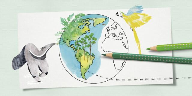In elf Ländergesellschaften von Faber-Castell wurden Mal- und Zeichenwettbewerbe organisiert, um Kinder und Jugendliche in ihrer Kreativität und Persönlichkeitsentwicklung zu unterstützen.  | Foto: Faber-Castell