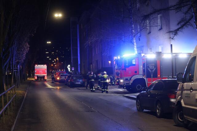 Feuerwehreinsatz in der Linken Brückenstraße in Urfahr. | Foto: Reischl