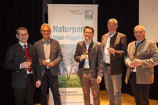 Harald Grubmair, Heinz Steiner, Rainer Silber, Christian Steiner, Johann Thauerböck | Foto: Naturpark/Wahlmüller