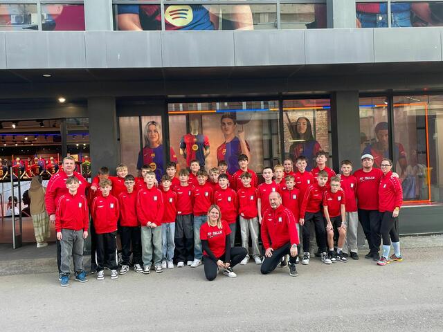 Die U13 des FC Tulln zu Gast in Barcelona. | Foto: Sighart Göbbel