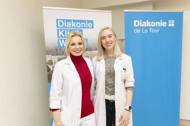 Ina Falkner (l.) und Sarah Grundnig  | Foto: Diakonie/Peter Just