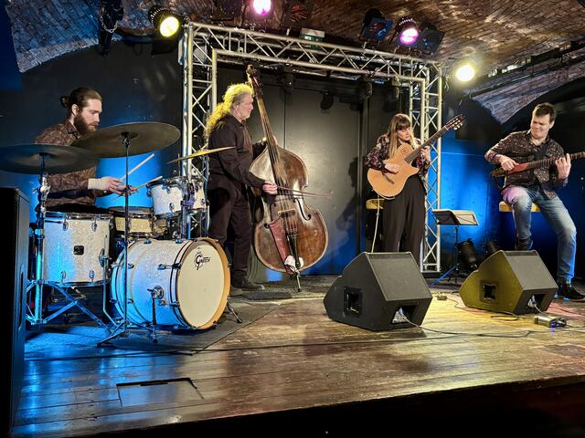 Das Oser Steinrück Quartett gastierte jetzt im Kulturkeller Gleisdorf. | Foto: MeinBezirk/Hofmüller
