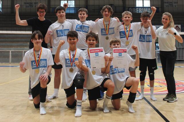 Das Team aus Neusiedl am See bejubelte den Landesmeistertitel. | Foto: BVV