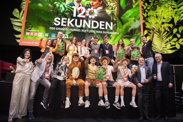 So schauen strahlende Gewinner aus. | Foto: Daniela Matejschek