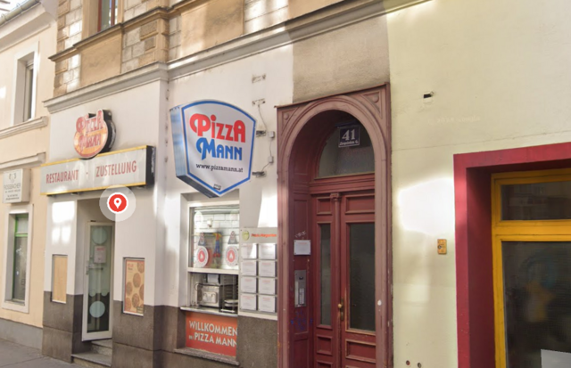 Die PHD Service GmbH, die ein Teil der Pizza-Lieferungskette "Pizzamann" ist, hat diese Woche ein Sanierungsverfahren am Wiener Handelsgericht eingebracht.  | Foto: Screenshot Google Maps