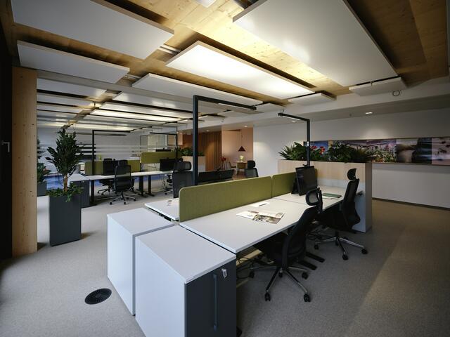 Ein Musterbüro LeopoldQuartier Office. | Foto: UBM Development AG