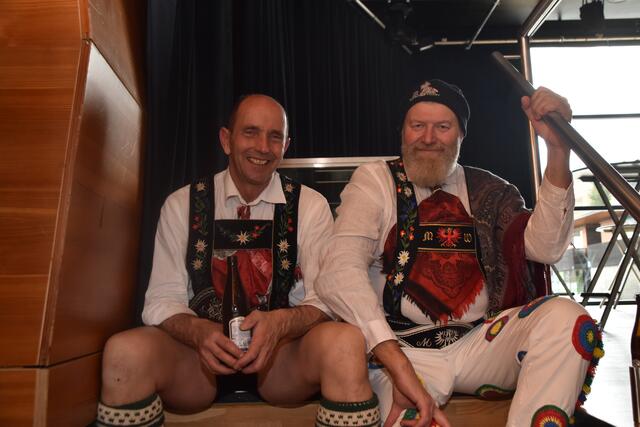 Markus und Martin gönnten sich eine kleine Pause.