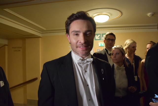 Ed Westwick zeigte sich vom Opernball beeindruckt.  | Foto: Patricia Hillinger/MeinBezirk