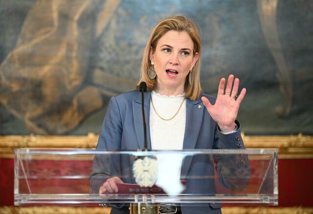 Nach der Rückkehr in die Bundespolitik dauerte es nur zwei Nationalratswahlen, jetzt wird Meinl-Reisinger Ministerin. | Foto: MAX SLOVENCIK / APA / picturedesk.com