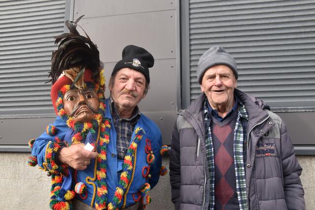 Gut gelaunt und unterhalten: Karl Posch und Michael Brunner 