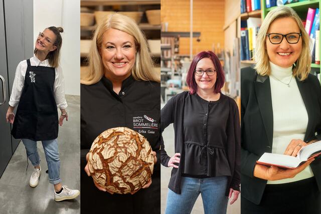 Zum Weltfrauentag haben wir vier erfolgreiche Frauen um ihre Erfahrungen gefragt.  | Foto: Meinbezirk/Collage