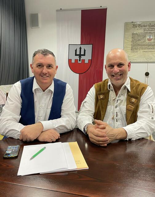 Bürgermeister Andreas Schmid (li) und Vize-Bürgermeister Mani Slibar sind ein starkes Team. | Foto: Gemeinde Pfaffenhofen
