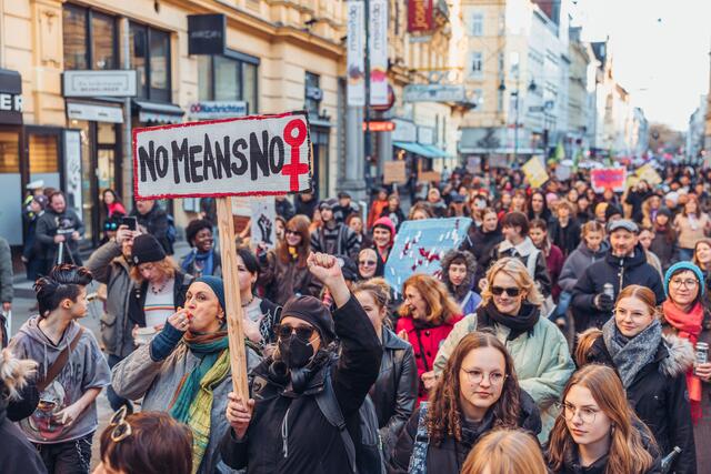 Das "Bündnis 8. März" und "DIY:Frauentag Linz" rufen am 8. März anlässlich des Weltfrauentages zur gemeinsamen Demo in der Linzer Innenstadt auf.  | Foto: MecGreenie 