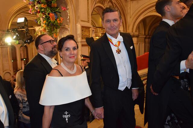 Peter Hanke mit seiner Gattin. | Foto: Patricia Hillinger/MeinBezirk