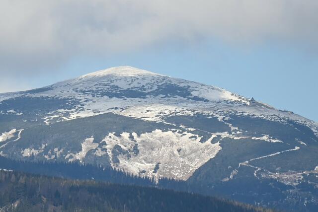 Schneeberg, Waxriegel, Elisabethkirchlein sieht man
