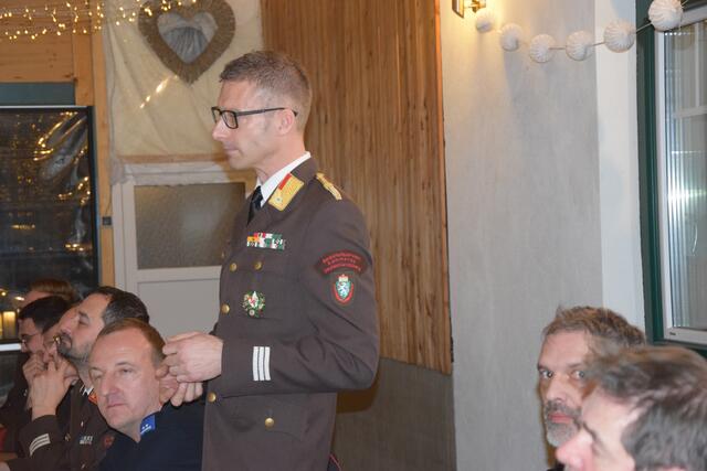 ABI und Kommandant der BTF Andreas Herk bei seinen Ausführungen | Foto: Strohmeier