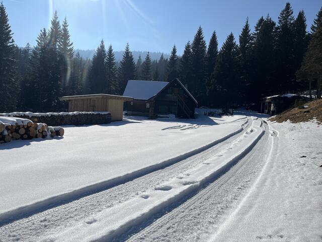 Start- und Endpunkt unserer Wanderung: die Schirchlerhütte | Foto: Franziska Pronneg