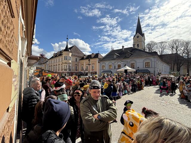 Zahlreiche Zuschauer säumten die Straße und lachten über die witzigen Ideen beim Faschingsumzug in Windischgarsten. | Foto: Petra Feichtl