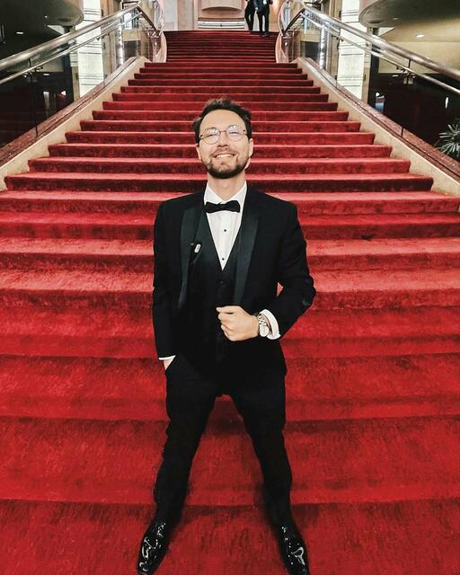Nick Hansbauer ist seit 2018 Produktionskoordinator bei der Oscar-Gala.  | Foto: Nick Hansbauer/Printhouse Films