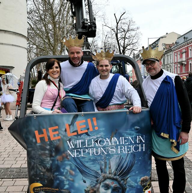 Sylvia Preimeß, Joschi Peharz, Thomas Obereder und Vizekanzler Gery Smesovsky