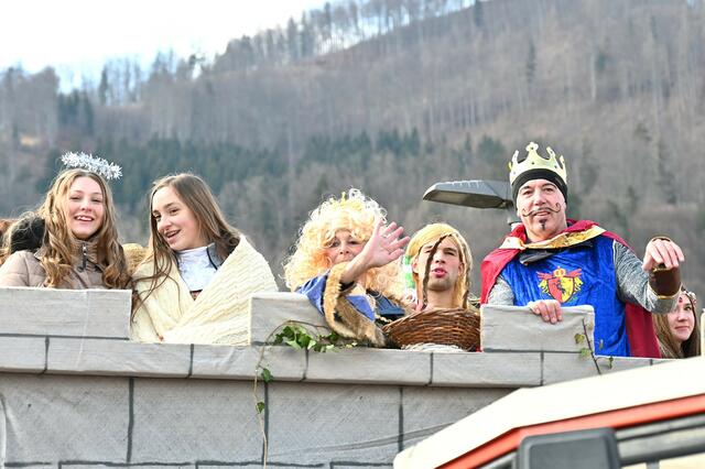 Einiges los war beim großen Umzug in Leonstein. | Foto: Ebner