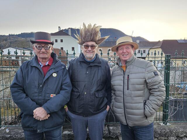 Hans Deuretzbacher, Martin Punz und Fritz Woller  | Foto: Simon Glösl