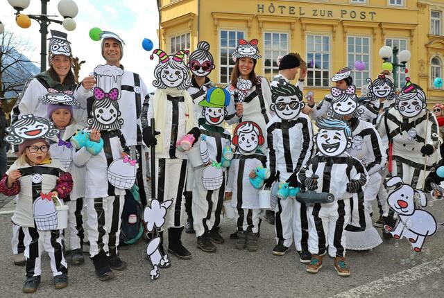 Fantasievolle Kostüme beim Kinderfasching in Bad Ischl. | Foto: Hörmandinger