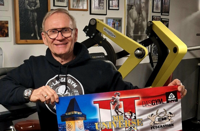 Walter Stückler bringt die IFFB Mr. Universe-Bodybuildingbewerbe nach Hitzendorf. | Foto: MeinBezirk