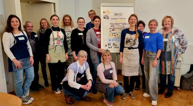 Die Teilnehmerinnen und Teilnehmer des veganen Workshops in der Fachschule Maria Lankowitz | Foto: FS Maria Lankowitz