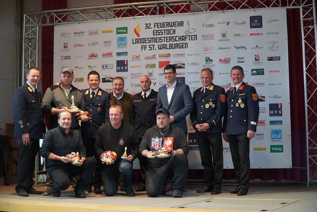 Organisiert wurde die Landesmeisterschaft von der FF St. Walburgen. Insgesamt nahmen 30 Moarschaften in der Stadthalle Althofen teil. | Foto: Privat