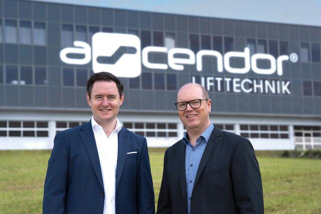 Die Ascendor-Geschäftsführer Maximilian Priglinger und Erwin Roither. | Foto: Ascendor GmbH