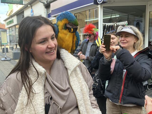 Beliebtes Fotomotiv am Faschingsdienstag in Baden | Foto: Stockmann