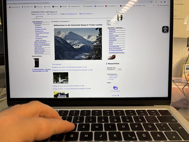 Ohne schnelle Internetanbindung kommt heute keine Gemeinde mehr aus. Steeg ist diesbezüglich gut versorgt. | Foto: Reichel