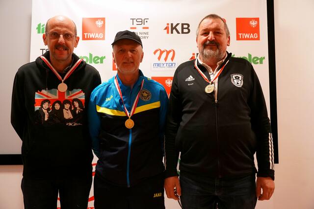 V.l.n.r.:
Ronald Gust (SG Mieming)
Martin Schweiberer (SG Zell am Ziller)
Ernst Achrainer (SG Bruckhäusl) | Foto: Christian Kramer / TLSB